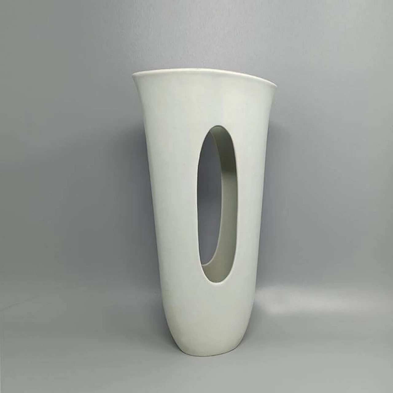Water-green ceramic vase, 70s 1254176