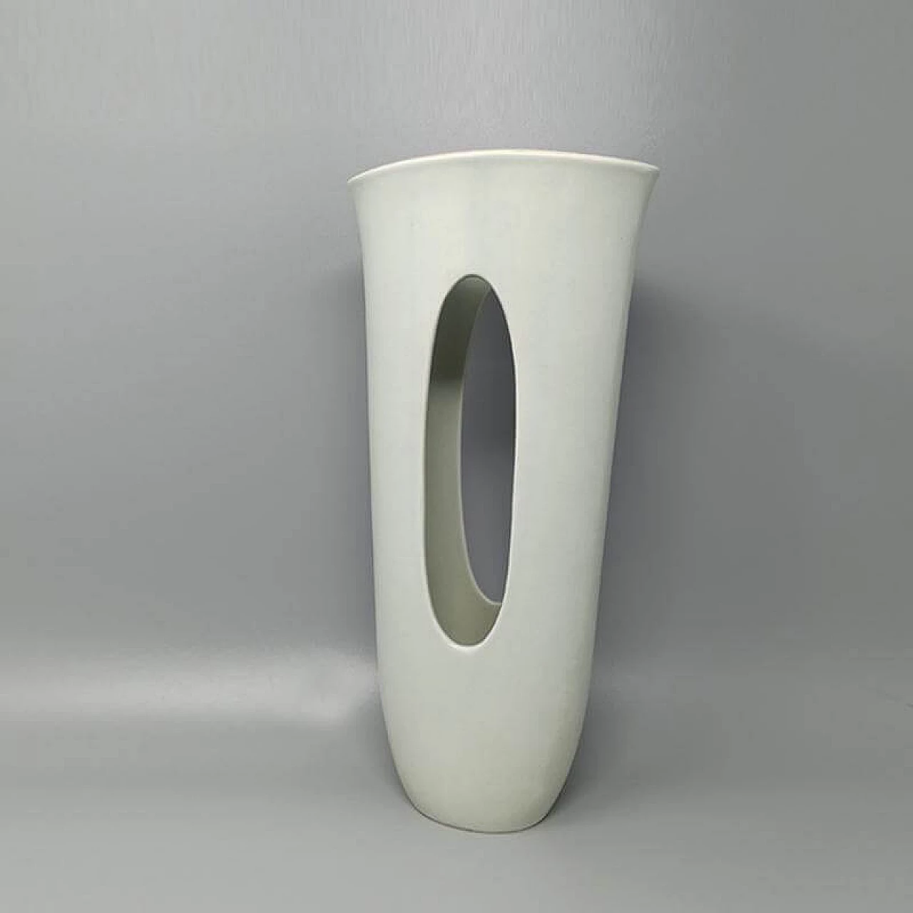 Water-green ceramic vase, 70s 1254177