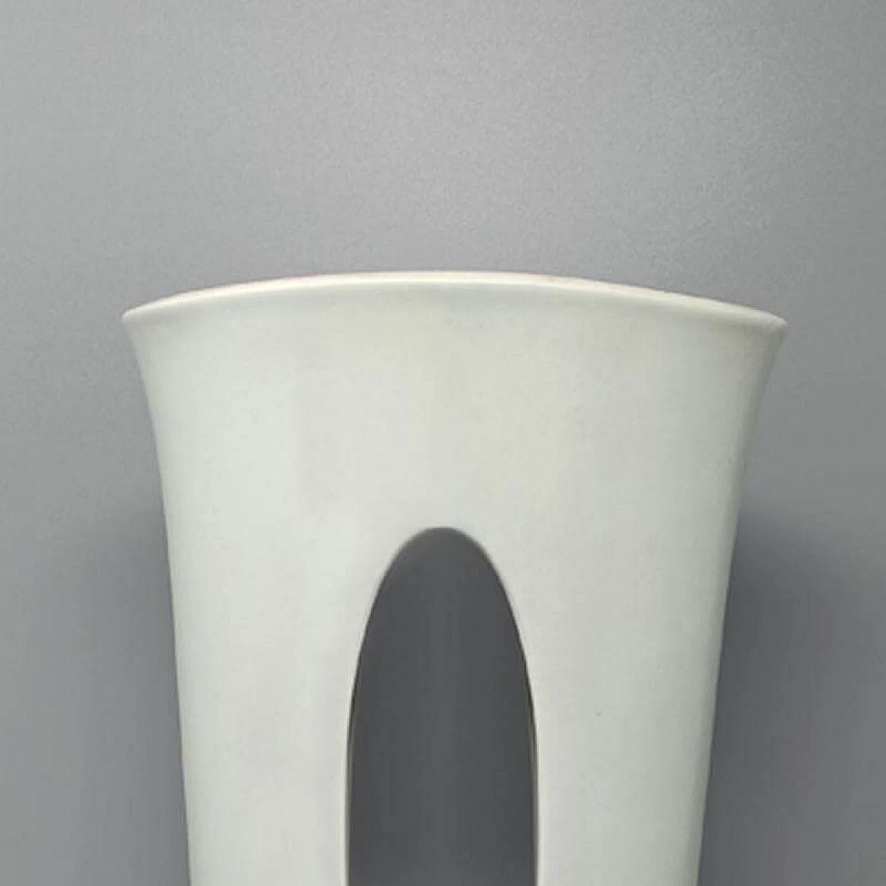 Water-green ceramic vase, 70s 1254178