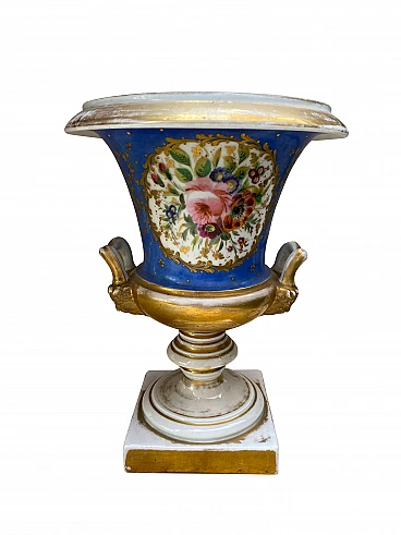 Neapolitan ceramic vase, 19th century
