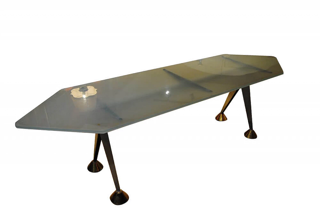 Pair of console tables Idea by Riccardo Dalisi for Baleri Italia, 1970s 1254298