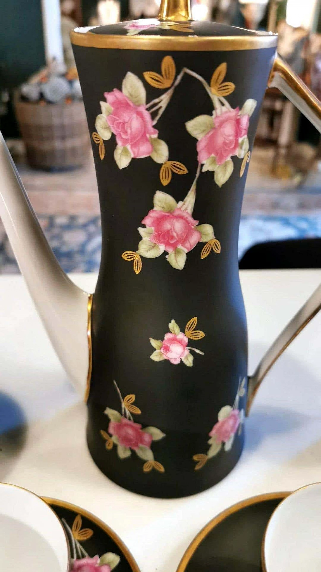 Set da caffè in porcellana di Sevres-Vincennes, anni '50 1254446