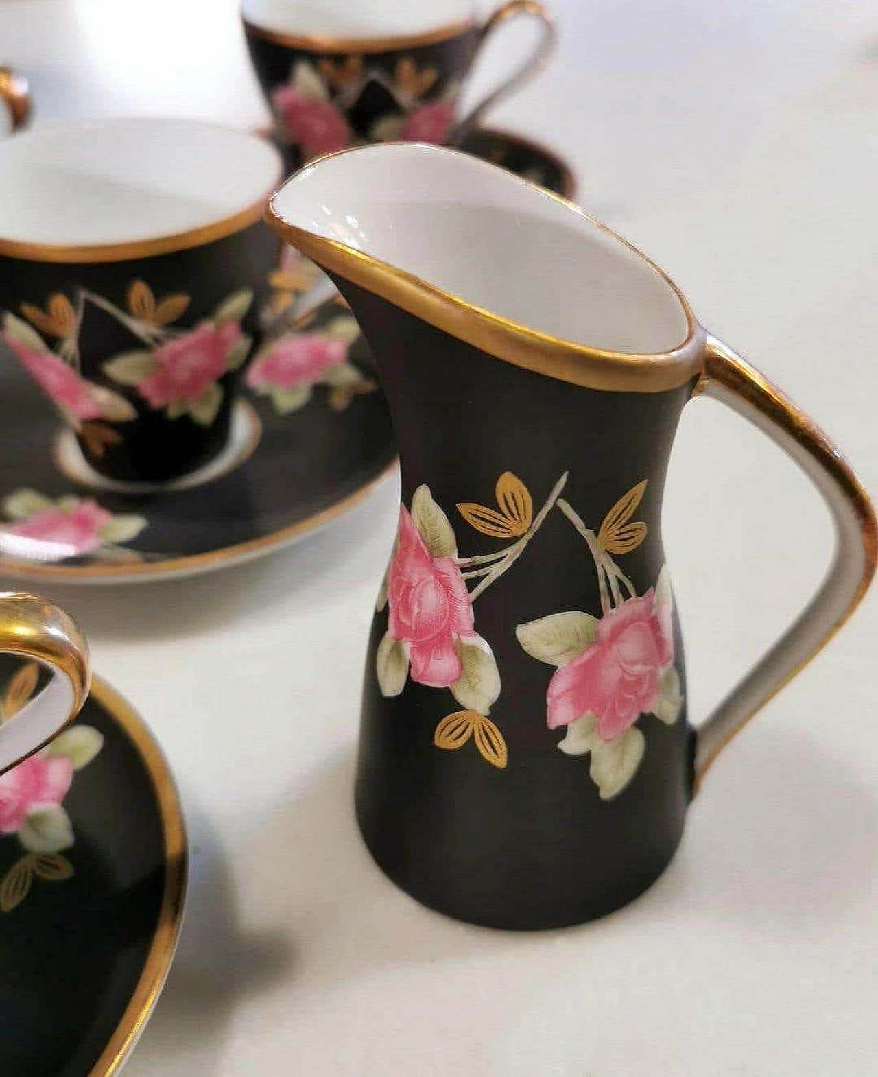 Set da caffè in porcellana di Sevres-Vincennes, anni '50 1254451