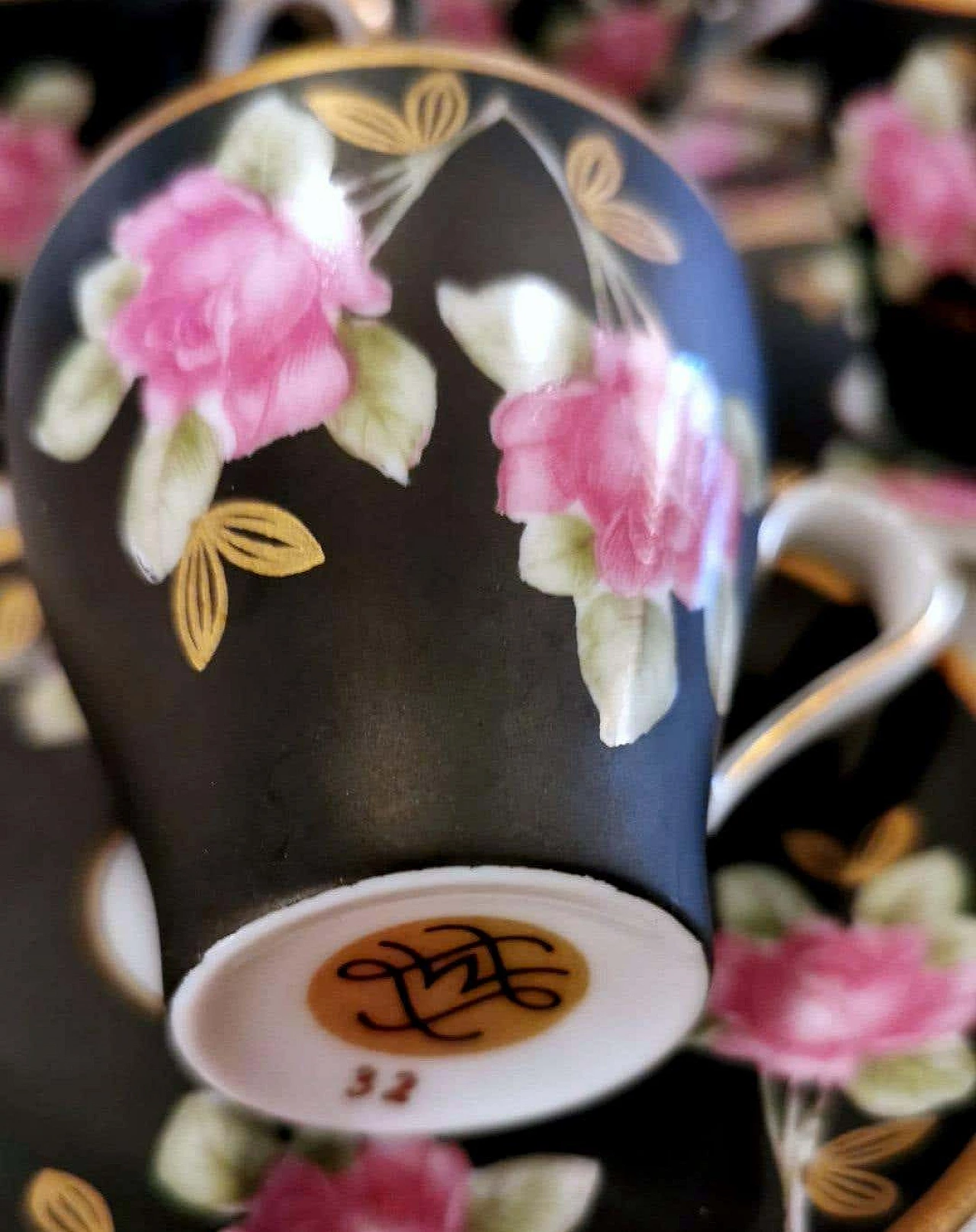 Set da caffè in porcellana di Sevres-Vincennes, anni '50 1254452