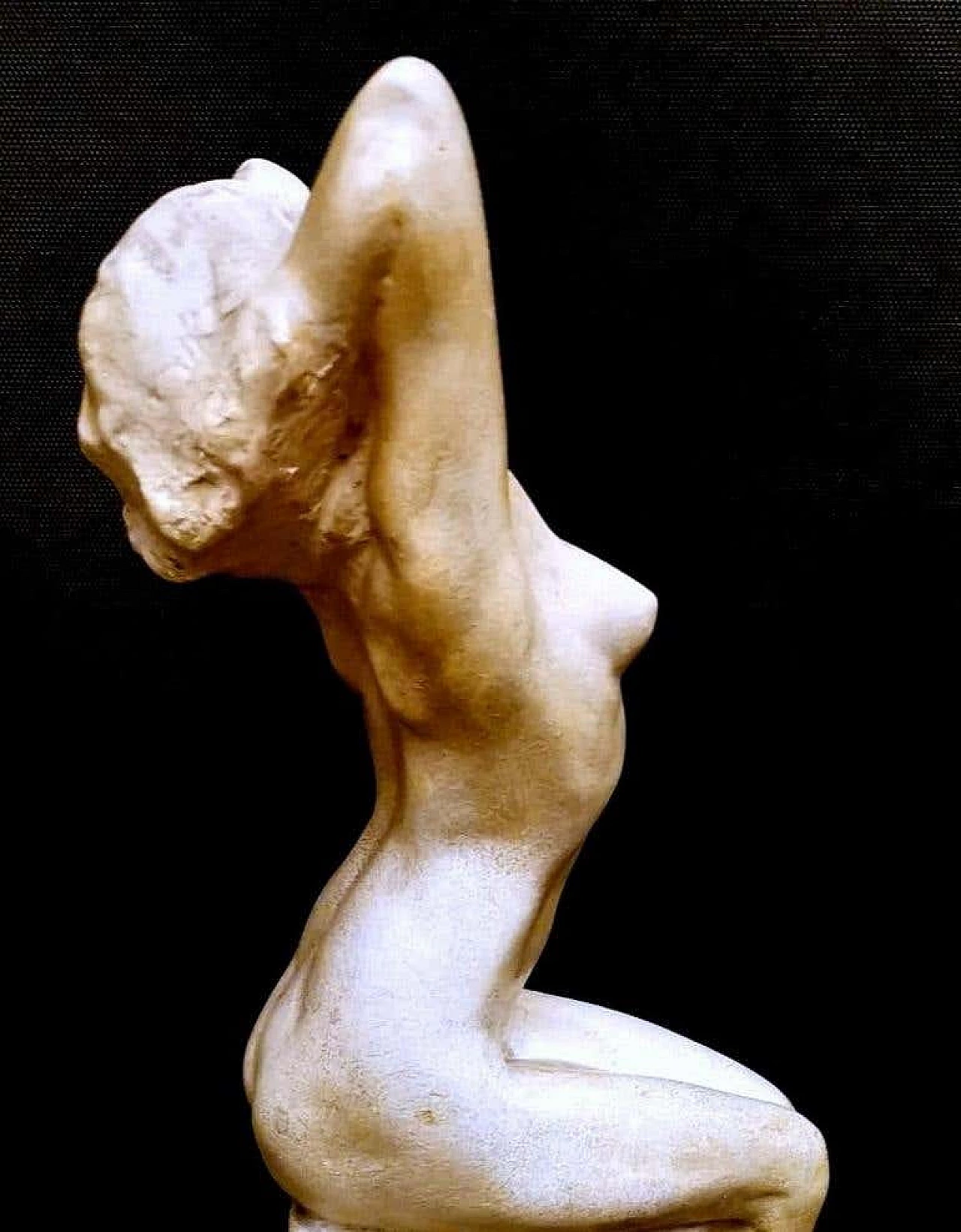 Art Nouveau sculpture in patinated plaster of Paris by Joseph Zomers, 10s 1254471