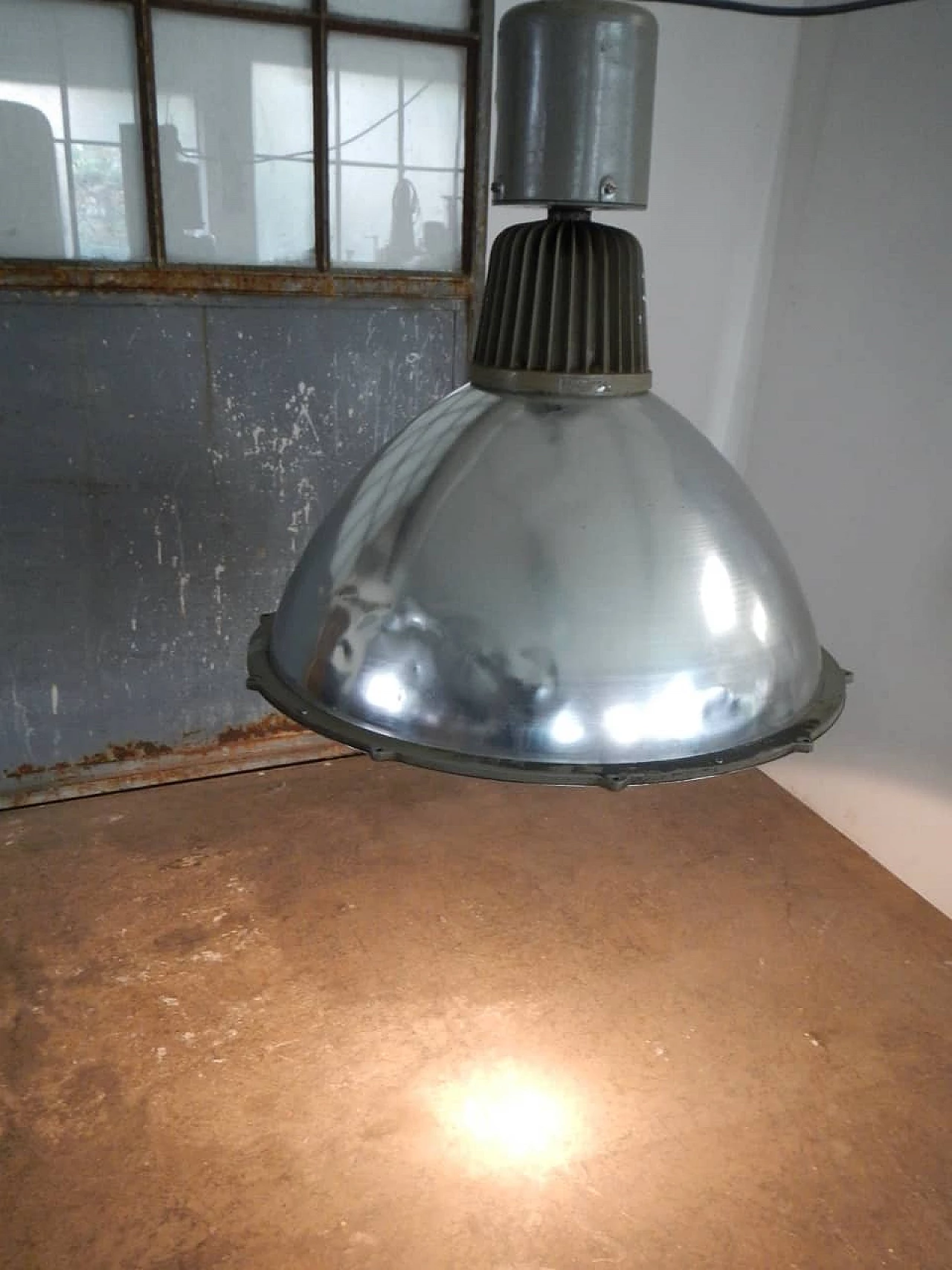 Zetalux industrial lamp, 70s 1254711