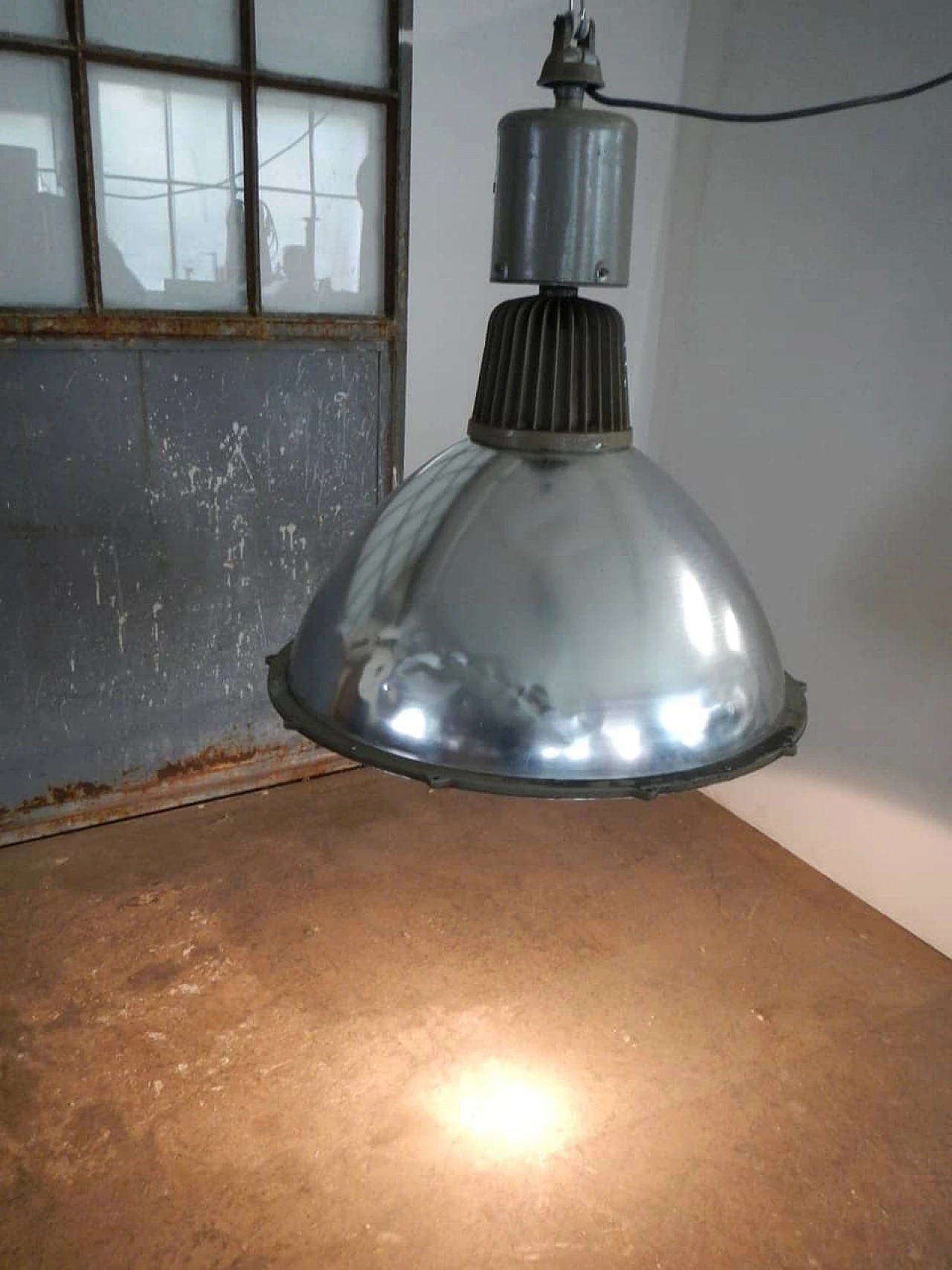 Zetalux industrial lamp, 70s 1254712