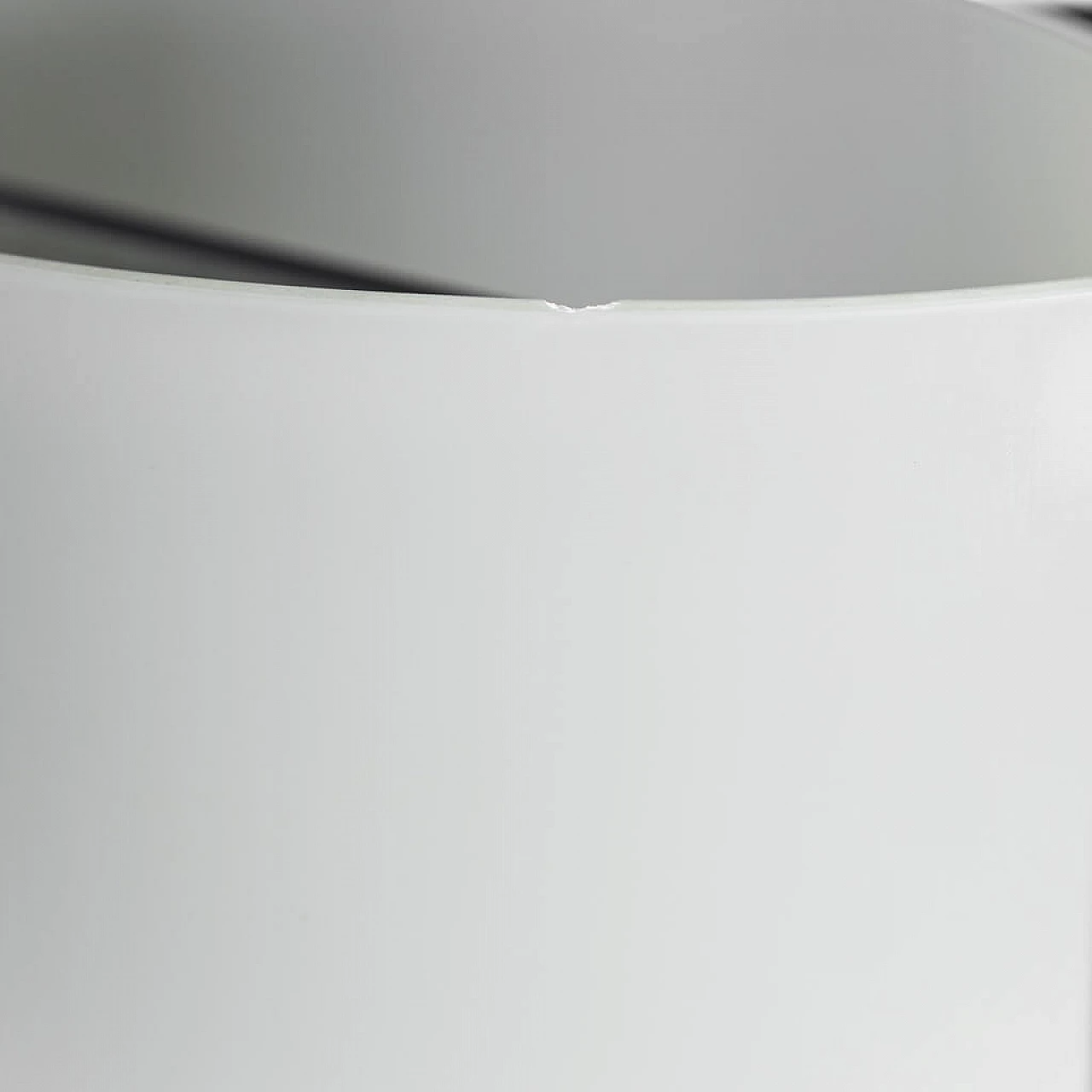 Chandelier 12 lights in steel and glass, 70s 1254727