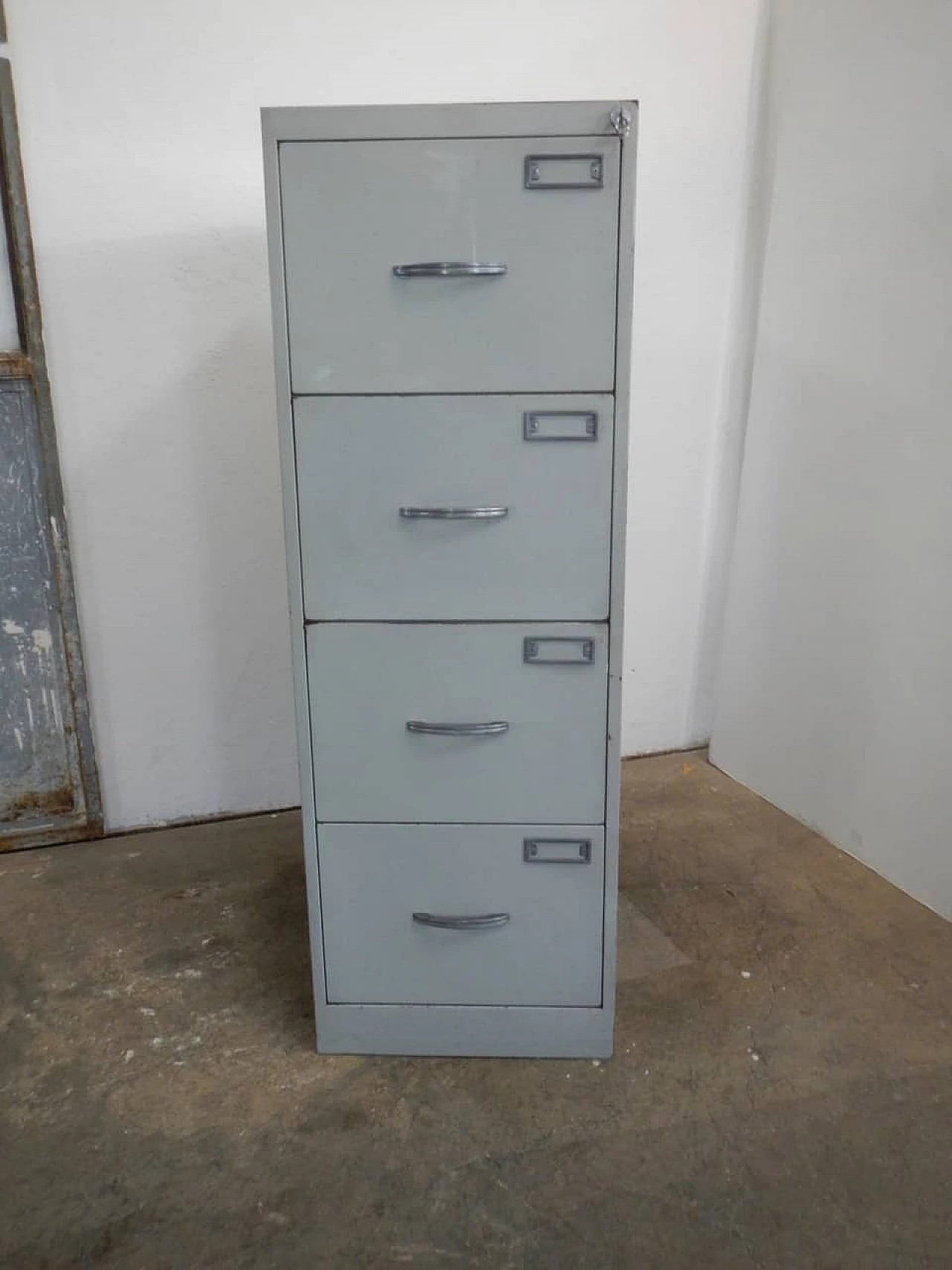Metal office filing cabinet, 70s 1254812