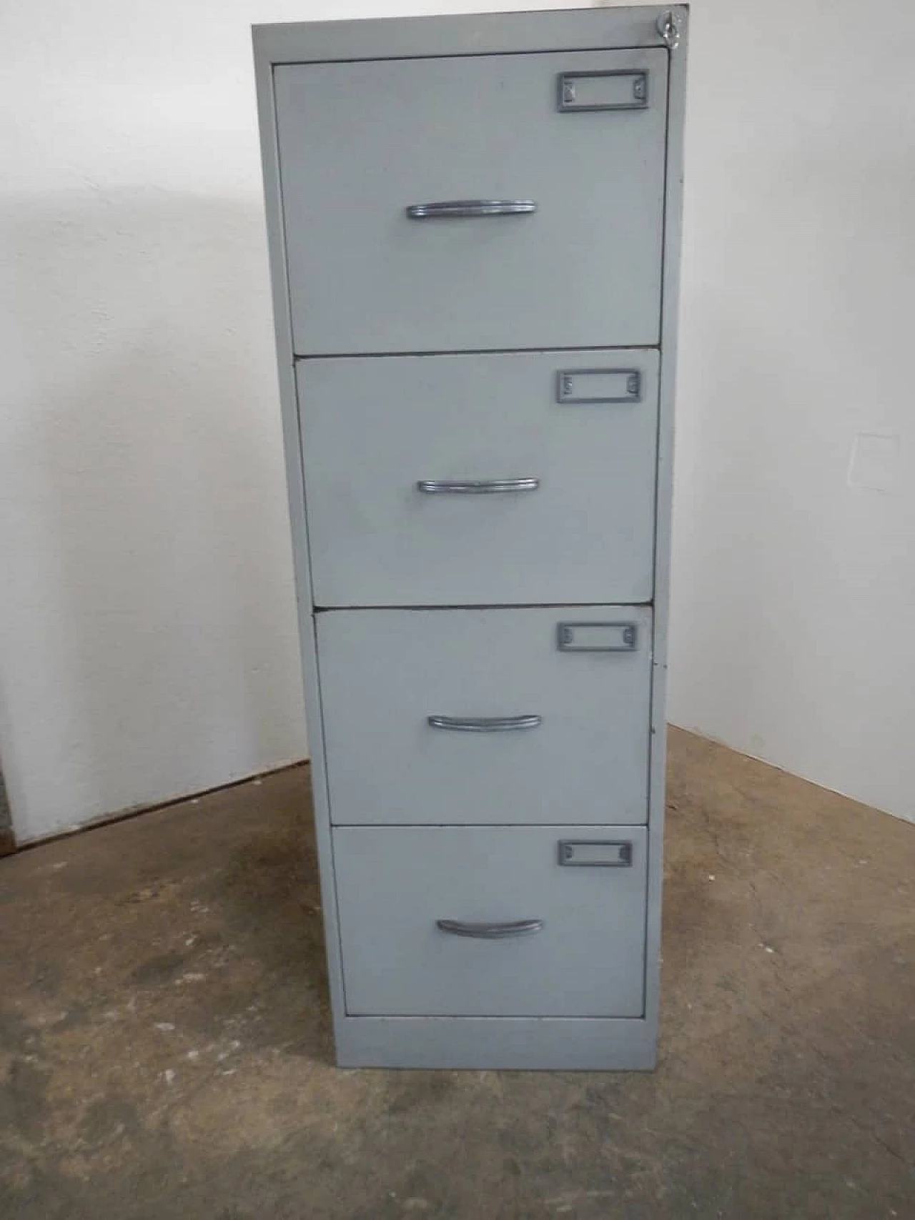 Metal office filing cabinet, 70s 1254813