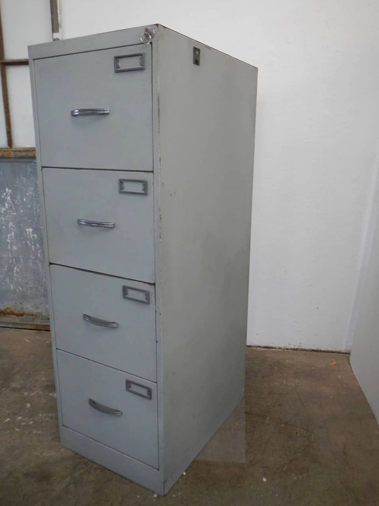 Metal office filing cabinet, 70s 1254814