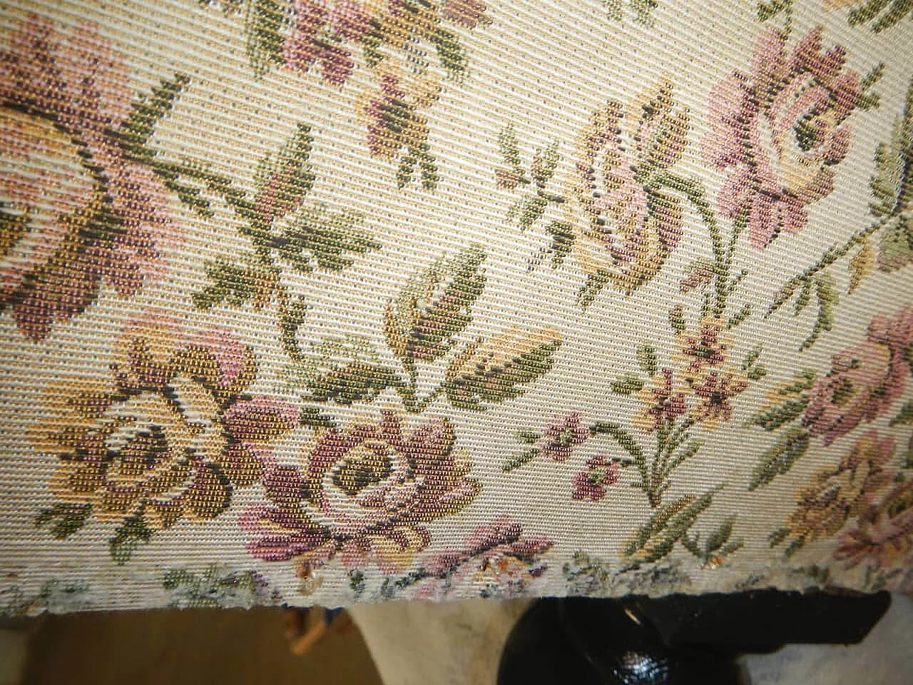 Armchair with floral pattern, 50s 1255047
