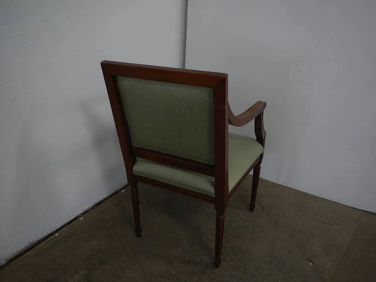 Walnut armchair, 80s 1255050