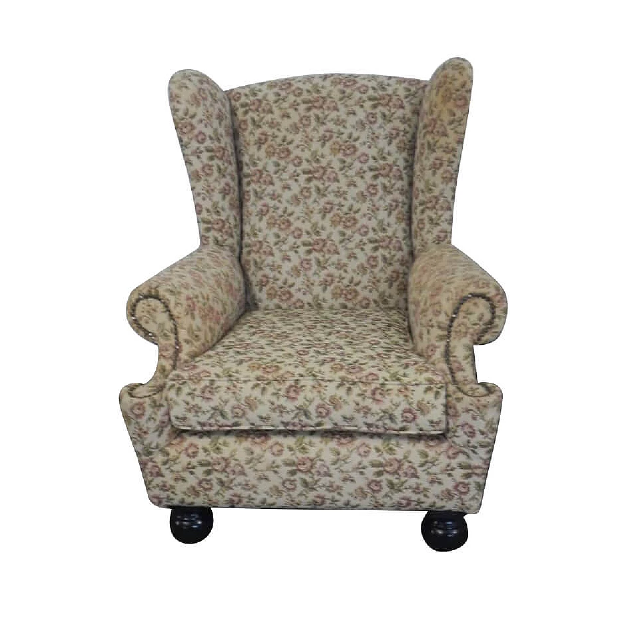 Armchair with floral pattern, 50s 1255066