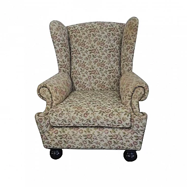Armchair with floral pattern, 50s