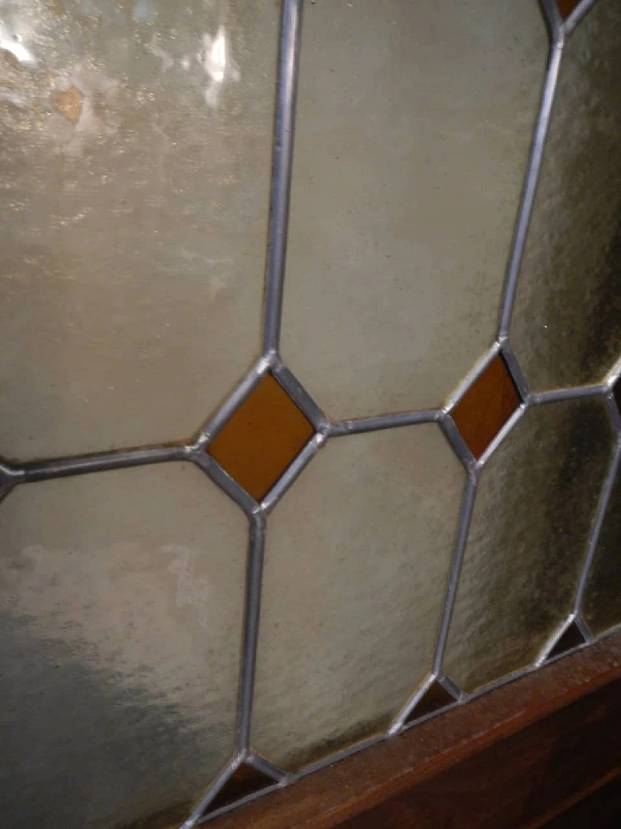 Three-door walnut bookcase, 50s 1255096