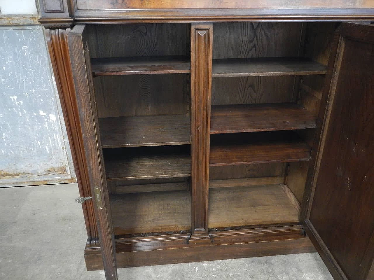 Walnut bookcase, 50s 1255108