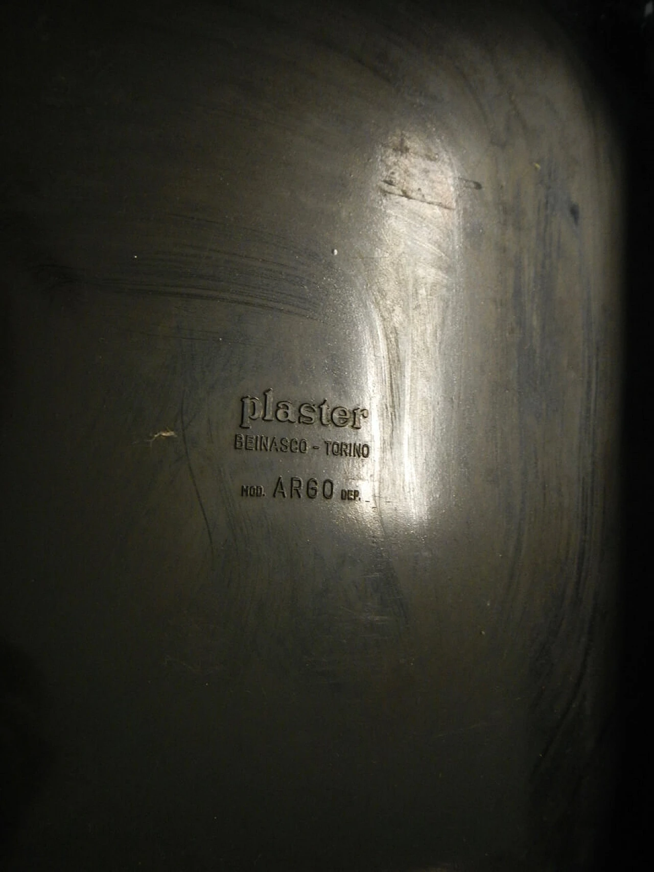 Plastic stool with metal legs, 50s 1255271