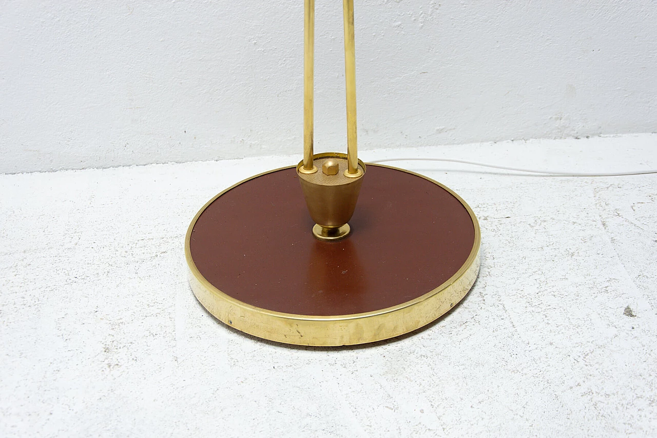 Metal and glass floor lamp, 60s 1255561