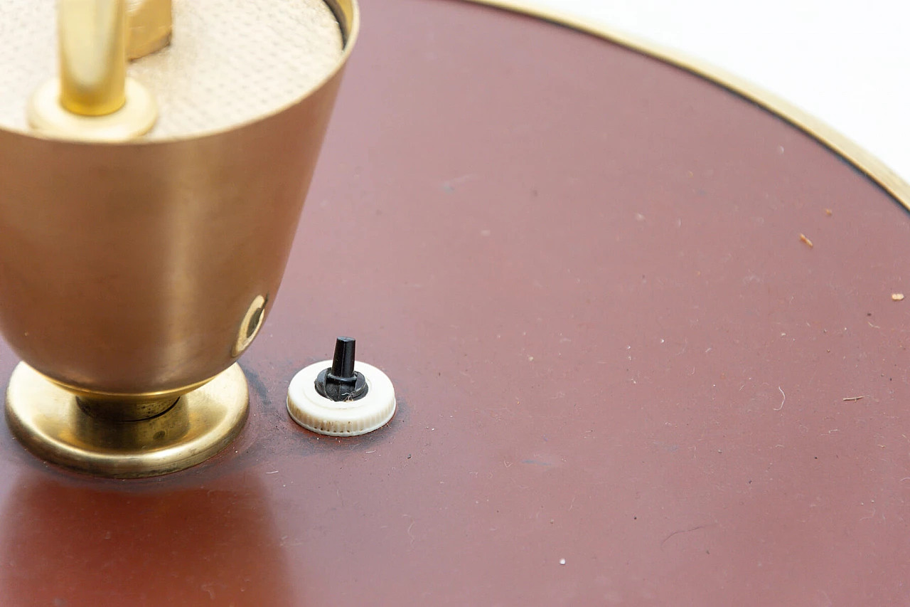 Metal and glass floor lamp, 60s 1255563