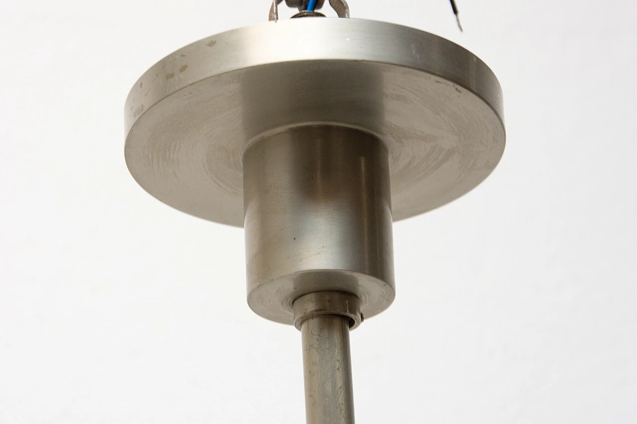 Nickel-plated Bauhaus pendant lamp, 30s 1255616