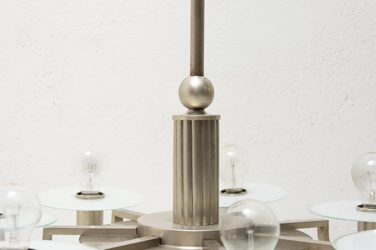 Nickel-plated Bauhaus pendant lamp, 30s 1255620