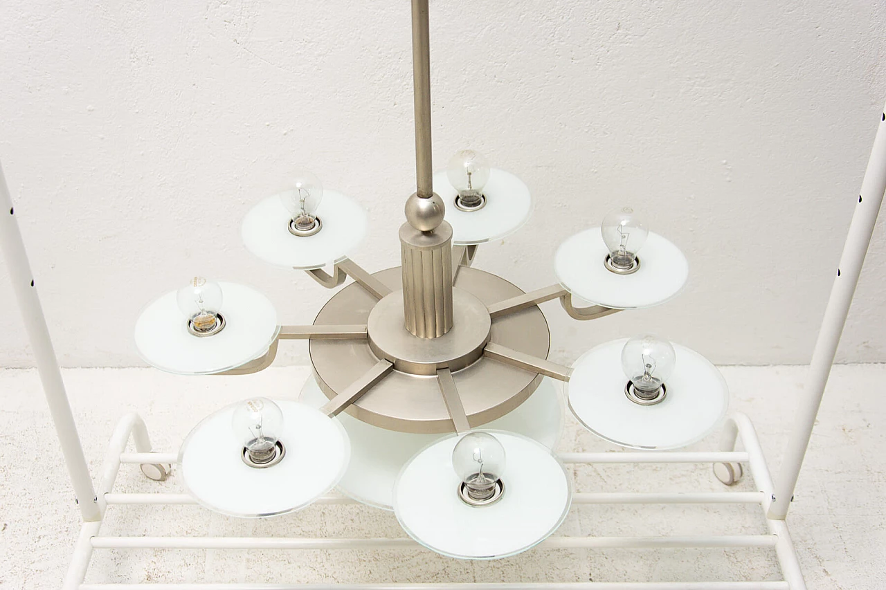 Nickel-plated Bauhaus pendant lamp, 30s 1255621