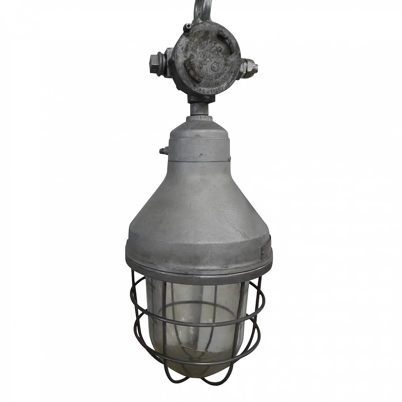 Lampada industriale Cartem Milano, anni '60 1255642