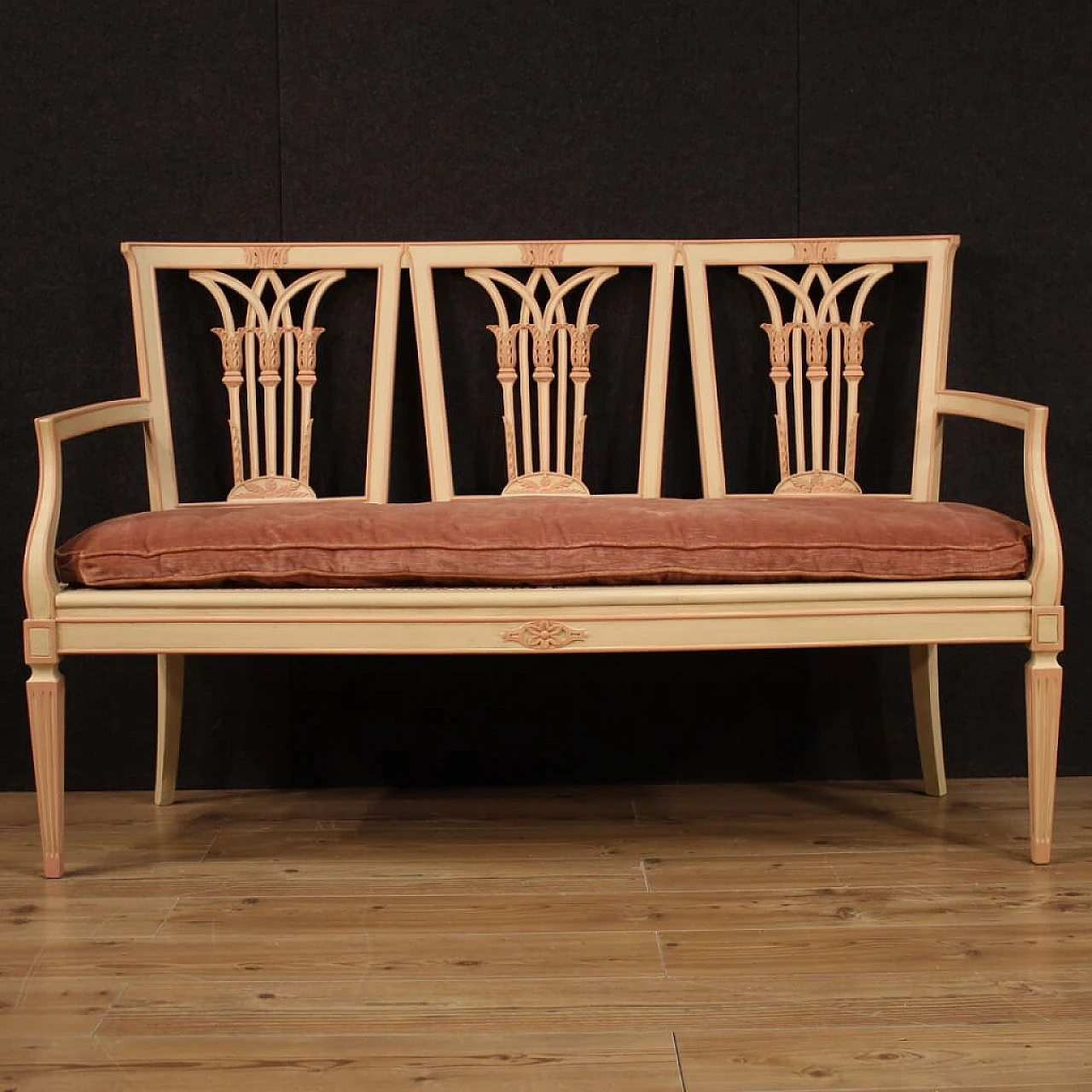 Lacquered Louis XVI style sofa, 40s 1255786