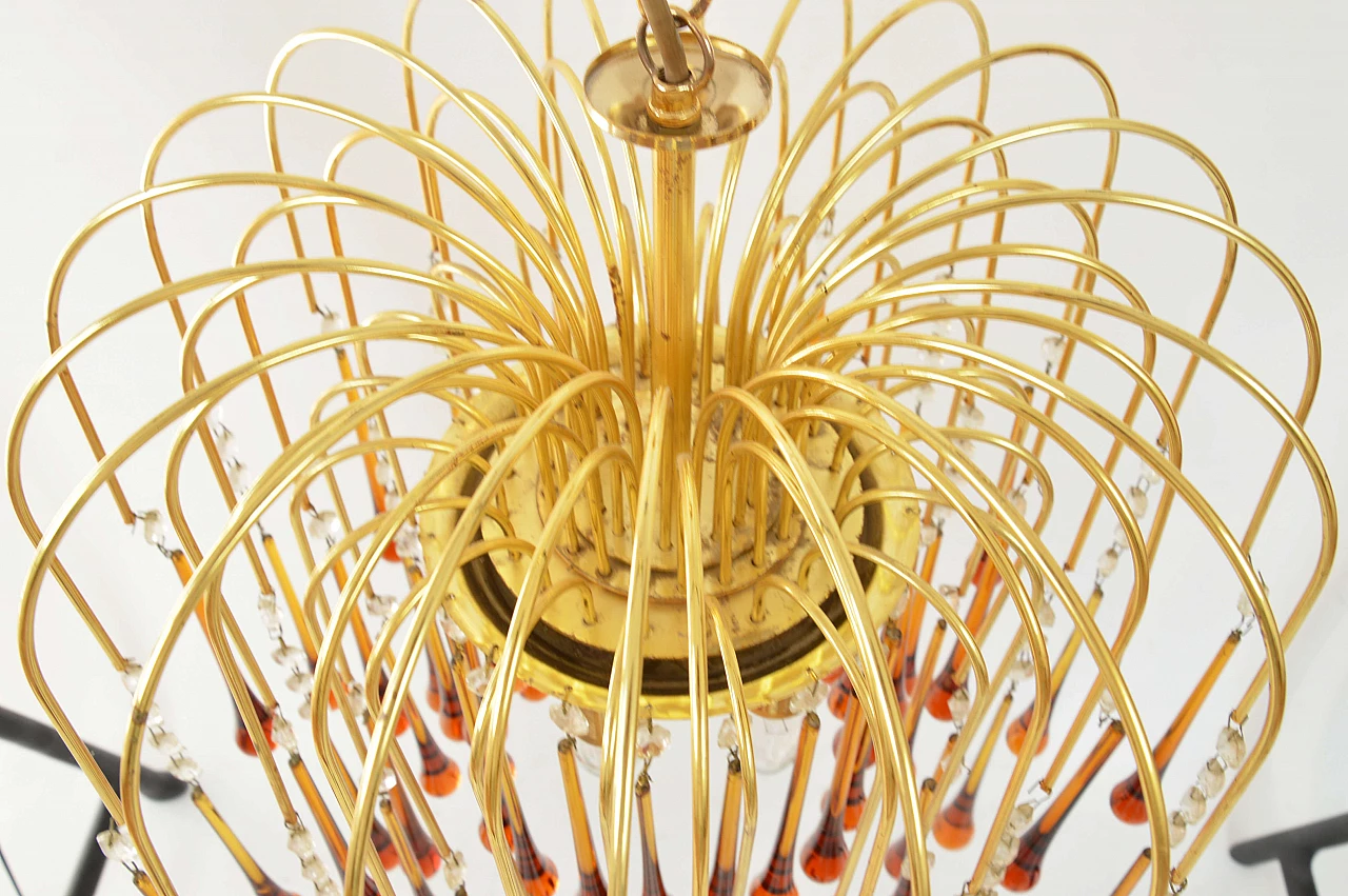 Murano glass chandelier by Venini, 60s 1256125