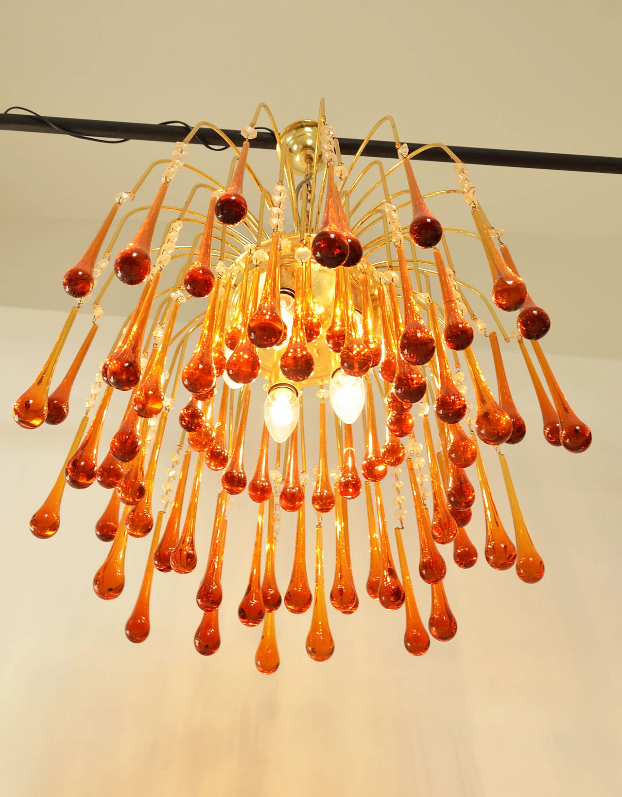 Murano glass chandelier by Venini, 60s 1256130
