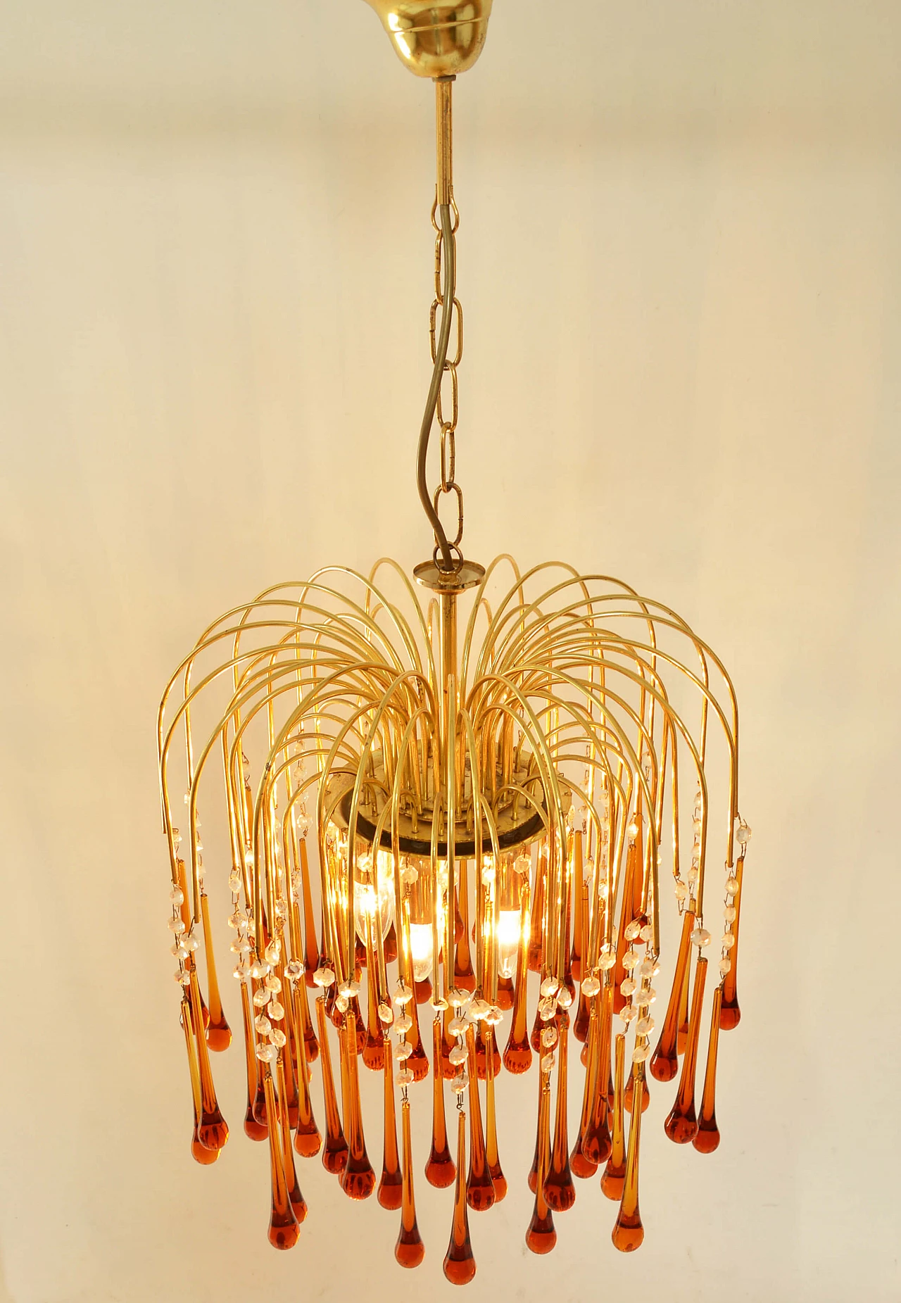 Murano glass chandelier by Venini, 60s 1256133