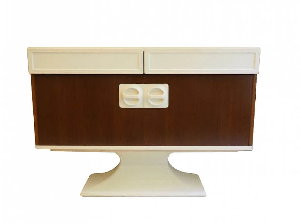 Credenza in noce e plastica nello stile di Luigi Sormani, anni '60 1256308
