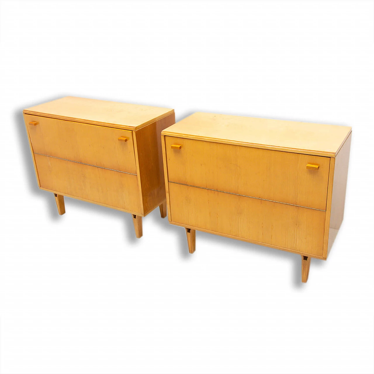 Beech dresser by Frantisek Mezulanik for Nový Domov, 70s 1256400