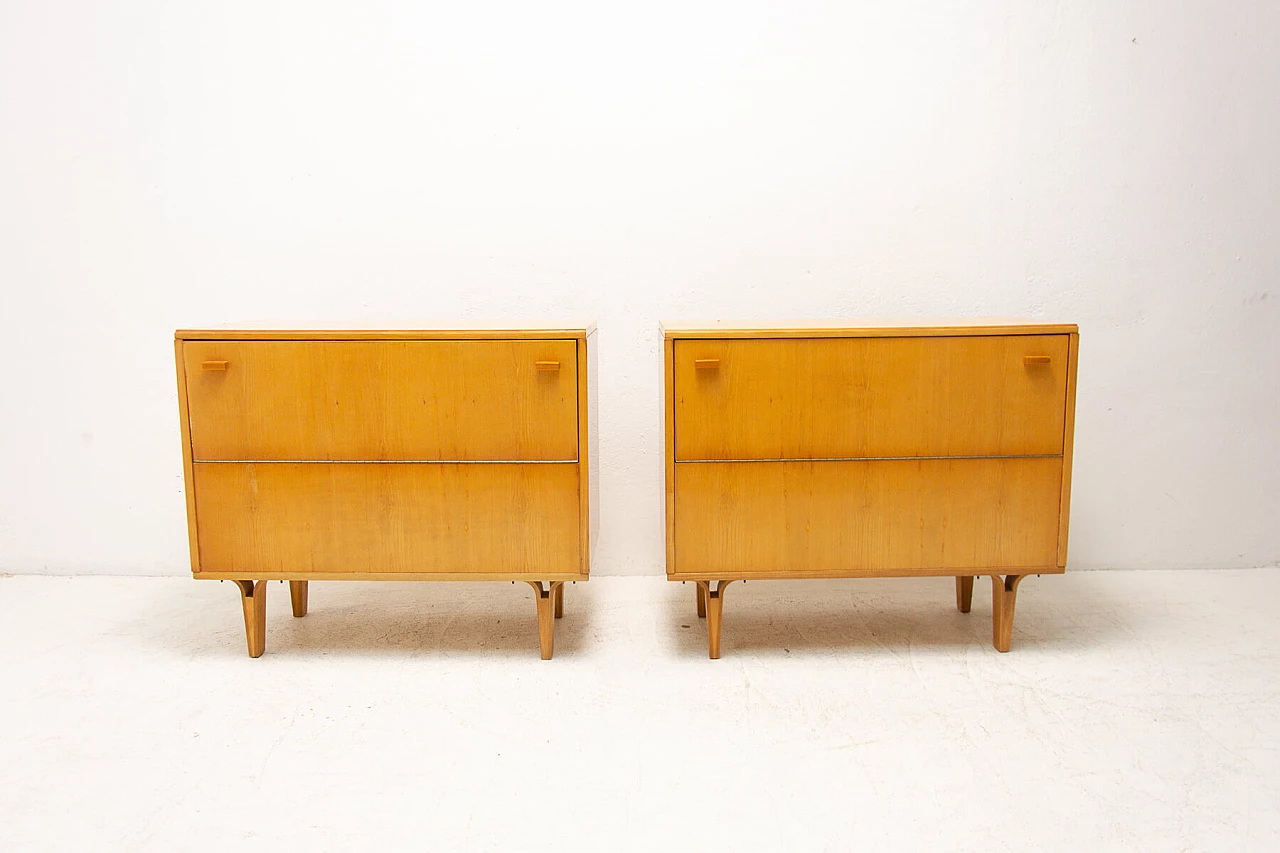 Beech dresser by Frantisek Mezulanik for Nový Domov, 70s 1256401