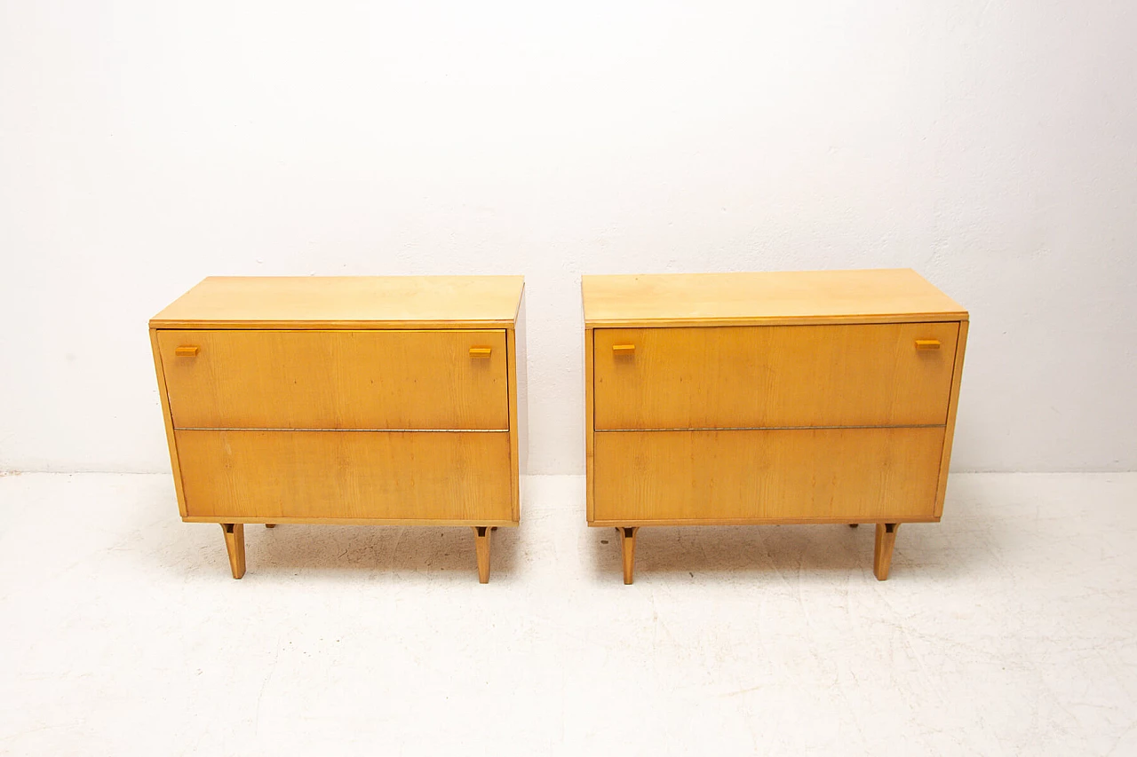 Beech dresser by Frantisek Mezulanik for Nový Domov, 70s 1256402