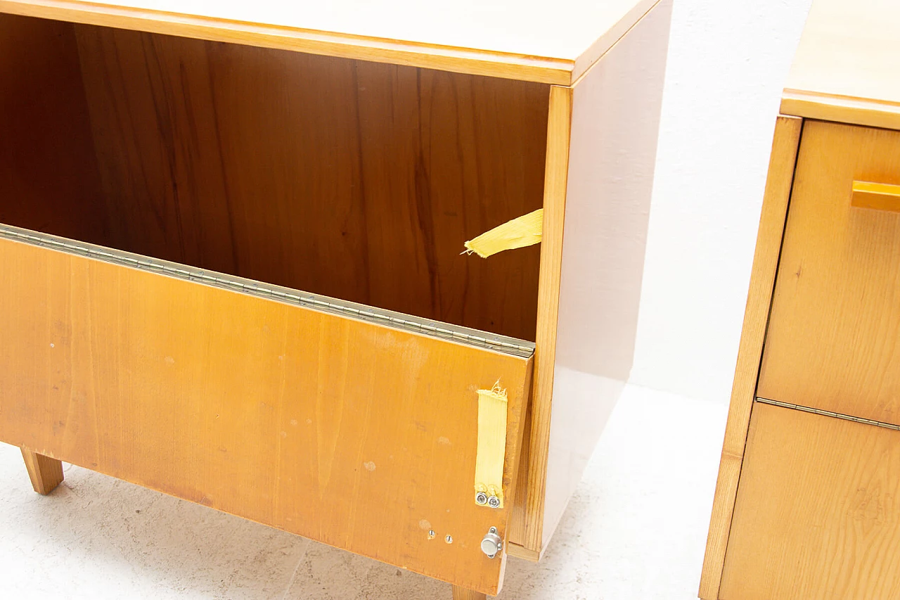Beech dresser by Frantisek Mezulanik for Nový Domov, 70s 1256408