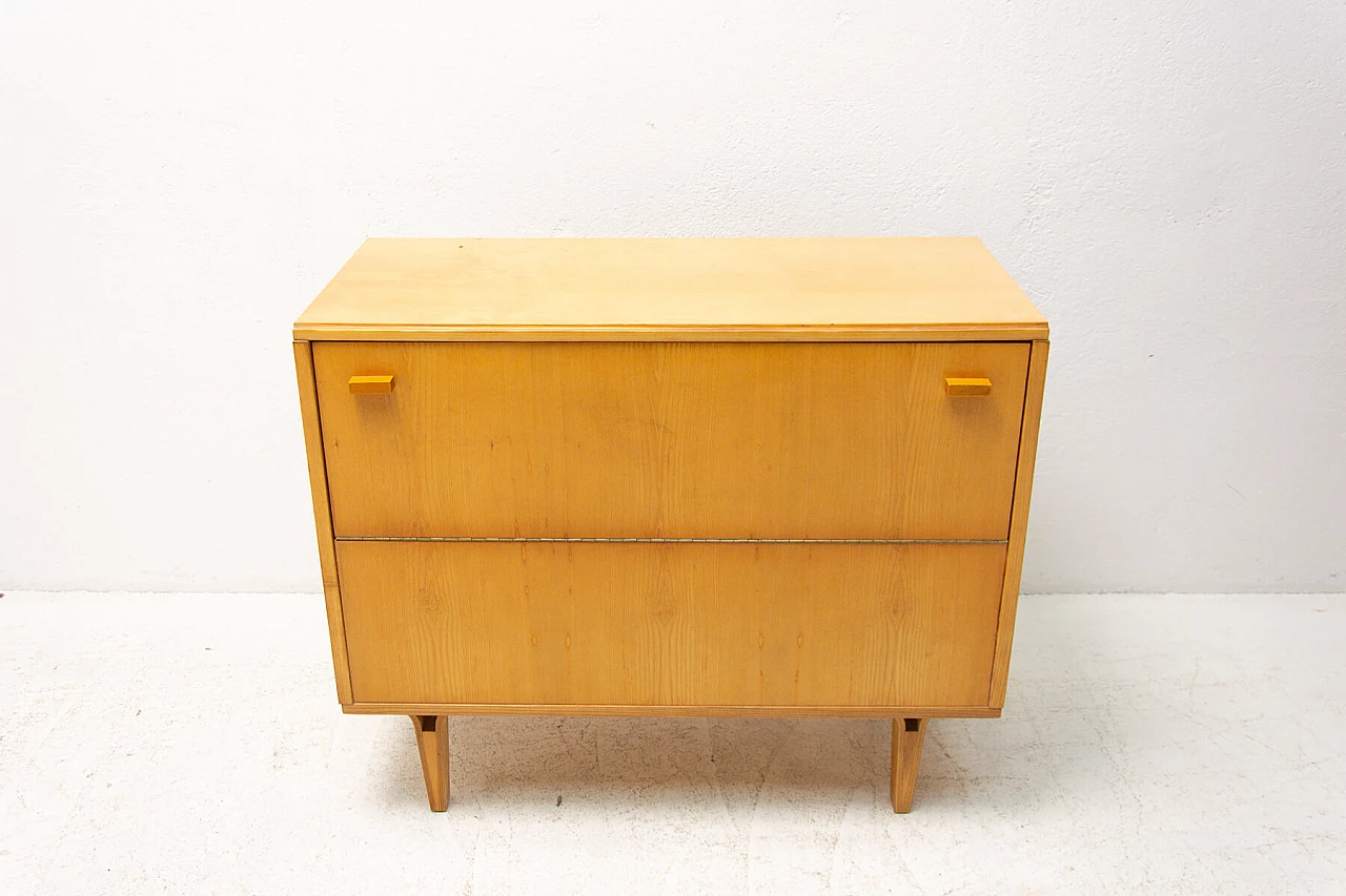 Beech dresser by Frantisek Mezulanik for Nový Domov, 70s 1256410