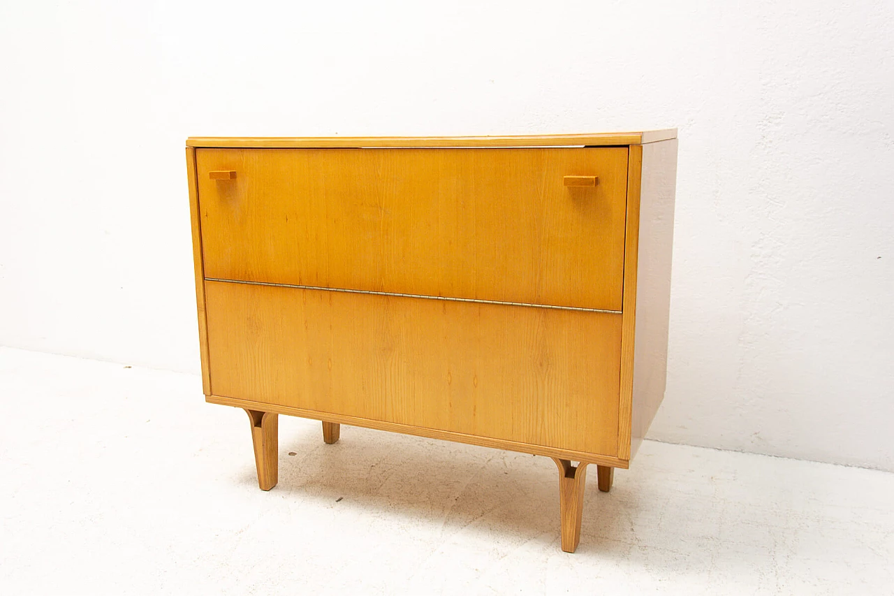 Beech dresser by Frantisek Mezulanik for Nový Domov, 70s 1256412