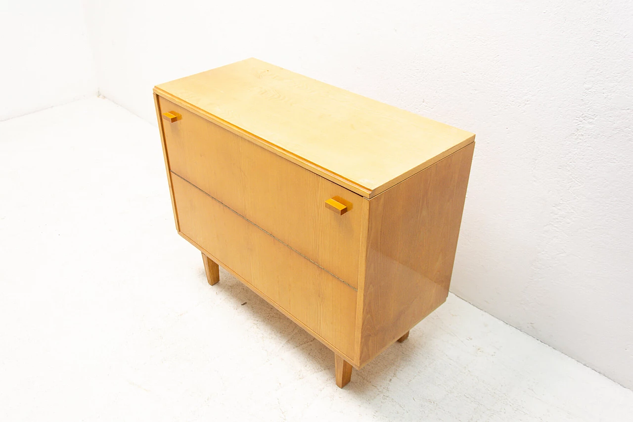 Beech dresser by Frantisek Mezulanik for Nový Domov, 70s 1256413