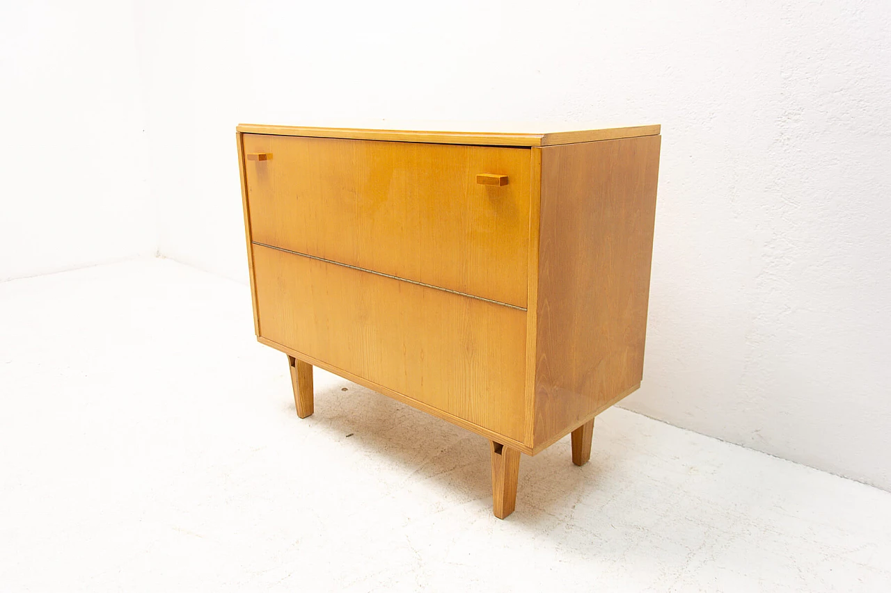 Beech dresser by Frantisek Mezulanik for Nový Domov, 70s 1256420