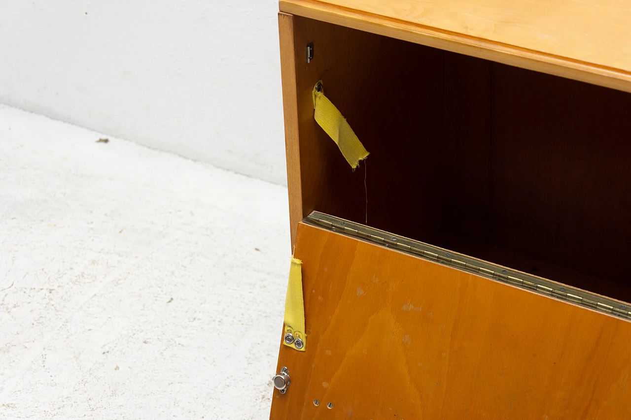 Beech dresser by Frantisek Mezulanik for Nový Domov, 70s 1256423