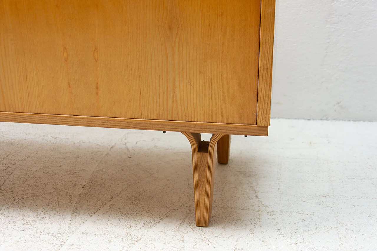 Beech dresser by Frantisek Mezulanik for Nový Domov, 70s 1256429