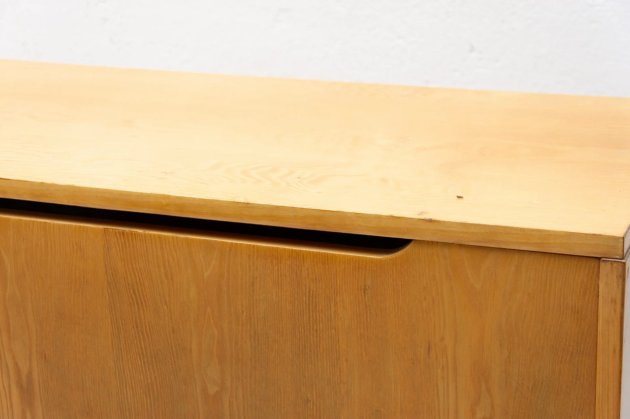 Beech dresser by Frantisek Mezulanik for Nový Domov, 70s 1256433