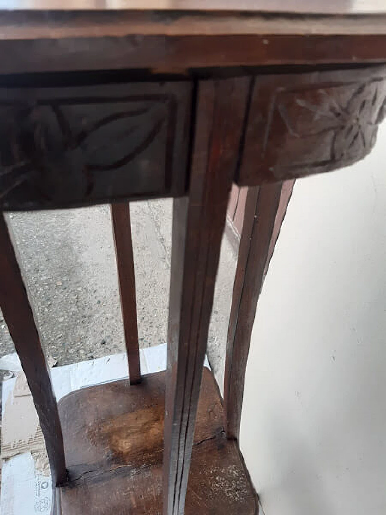 Small oak table or riser, 19th century 1256545