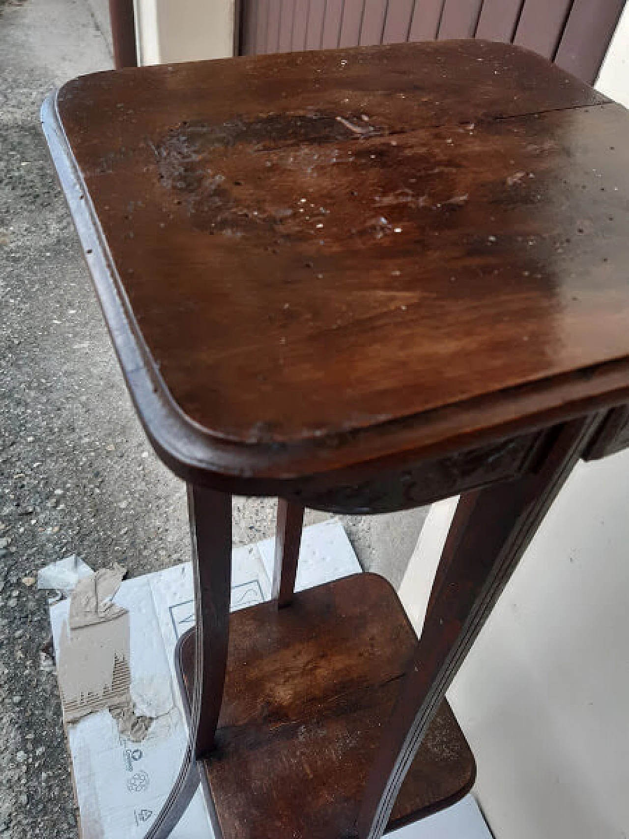 Small oak table or riser, 19th century 1256551