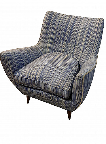 Gio Ponti style armchair, 50s