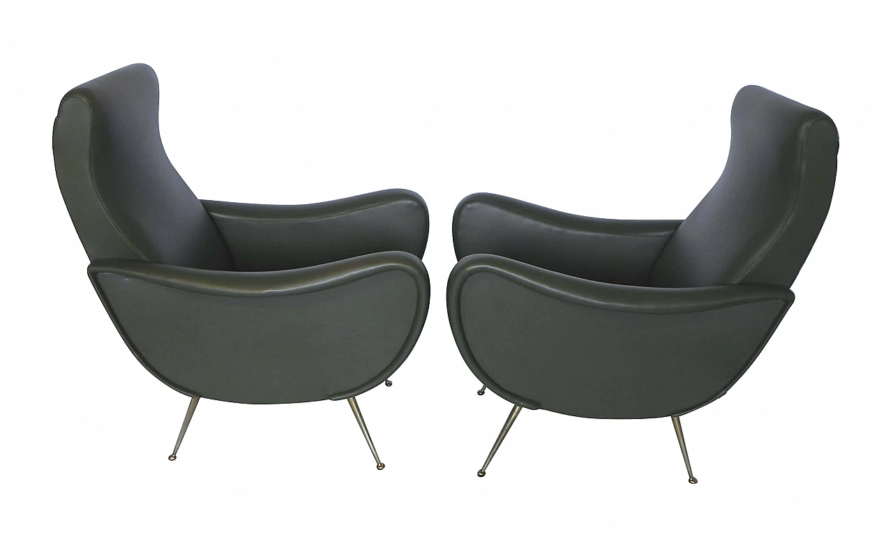 Pair of Lady armchairs by Marco Zanuso, 1950s 1256644