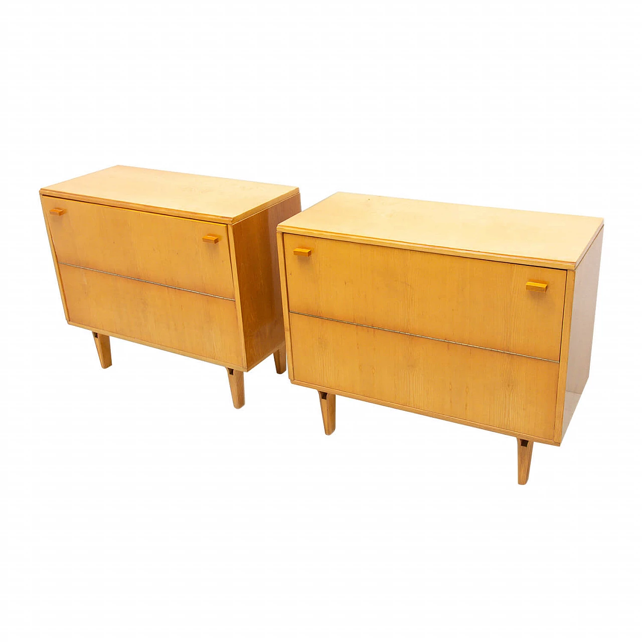 Beech dresser by Frantisek Mezulanik for Nový Domov, 70s 1256646