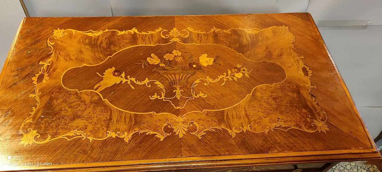 Inlaid bar cabinet with flap, early 20th century 1256659